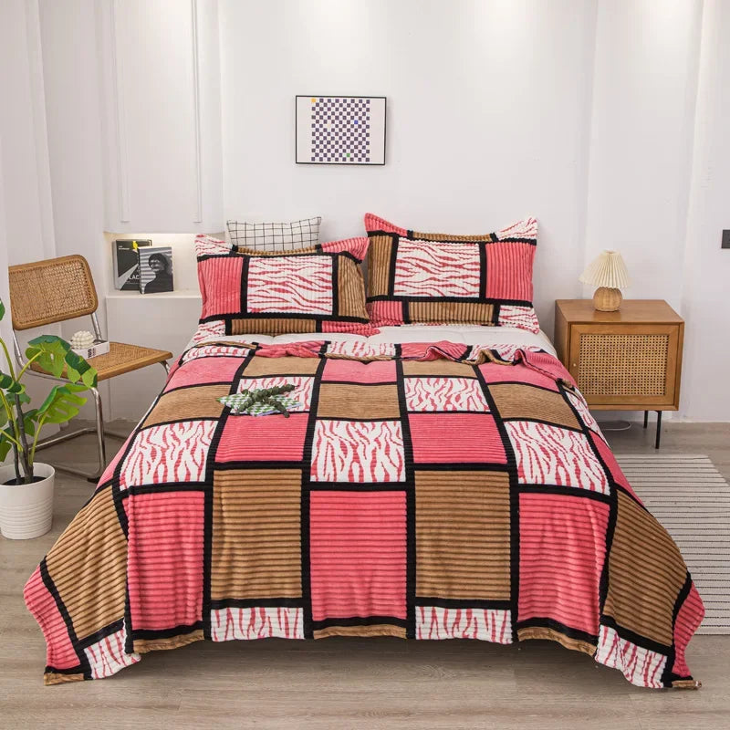 Soft Lightweight Throw for Home & Travel