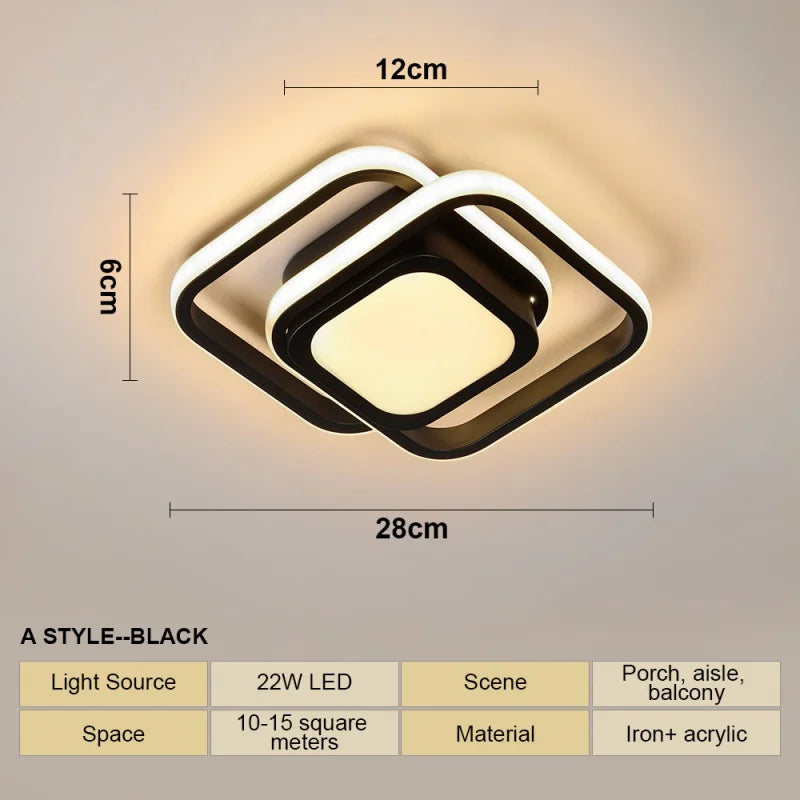 Surface Mount Light for Living Room & Hallway