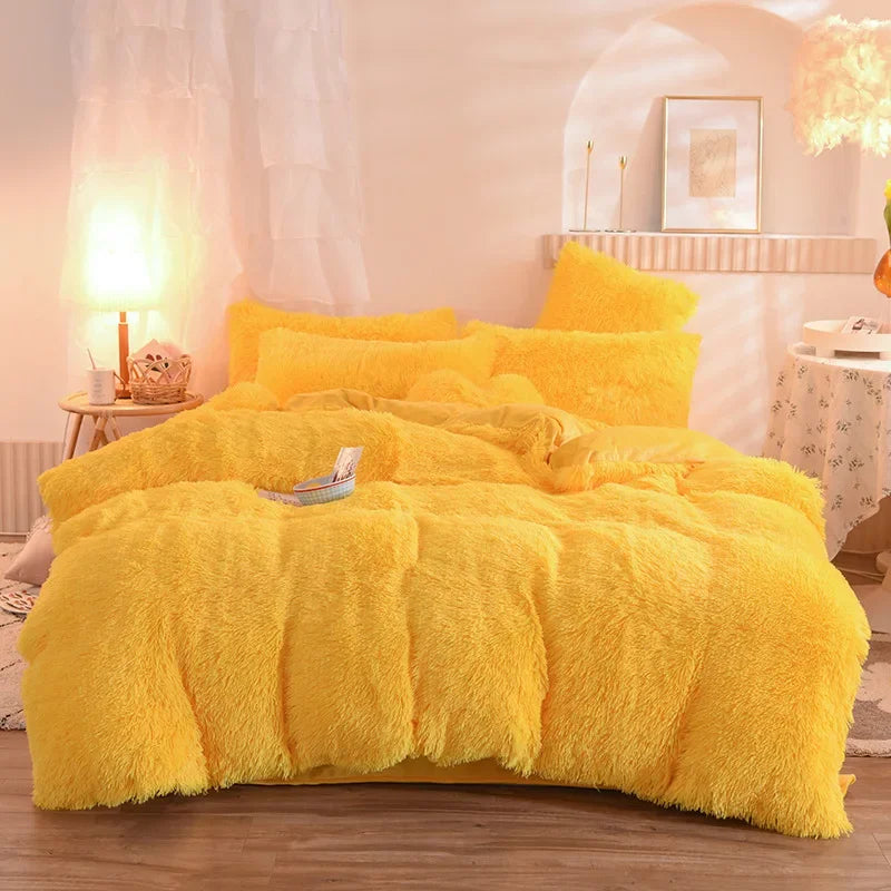 Luxury Plush Duvet Cover Set