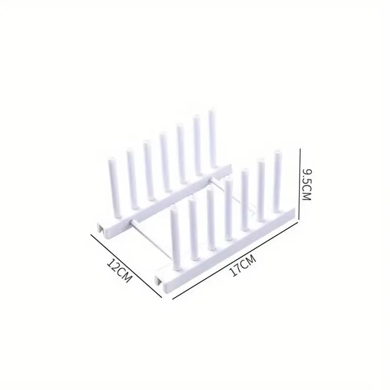 Kitchen Pot Lid & Dish Storage Rack
