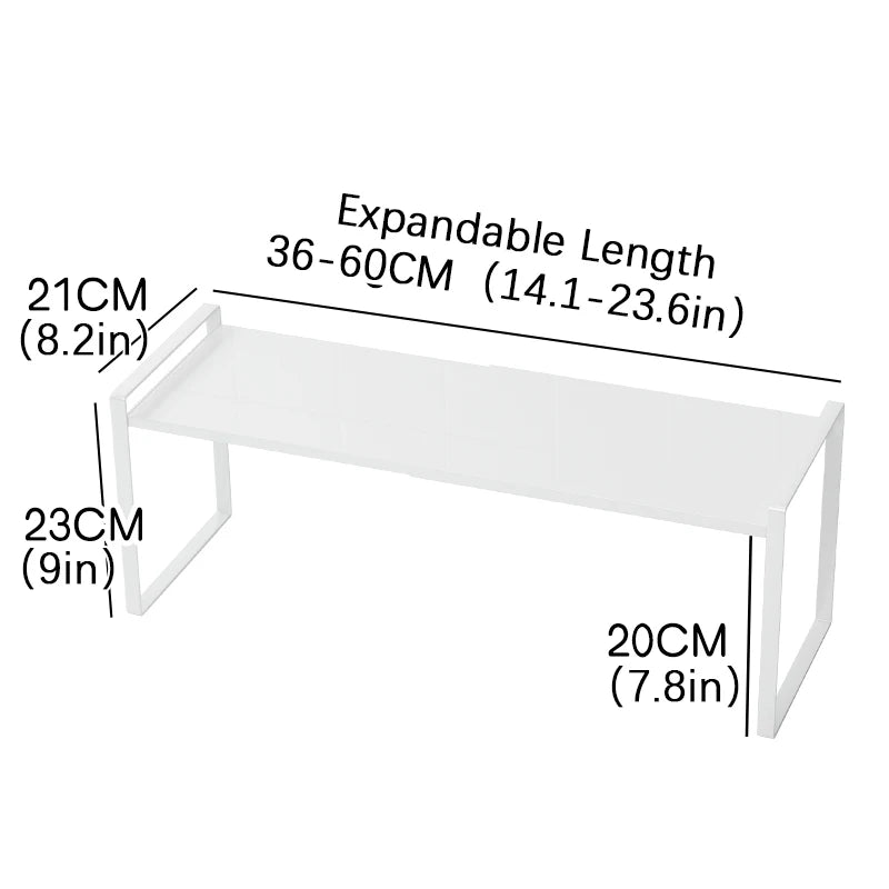 Adjustable Under Sink & Cabinet Storage Rack