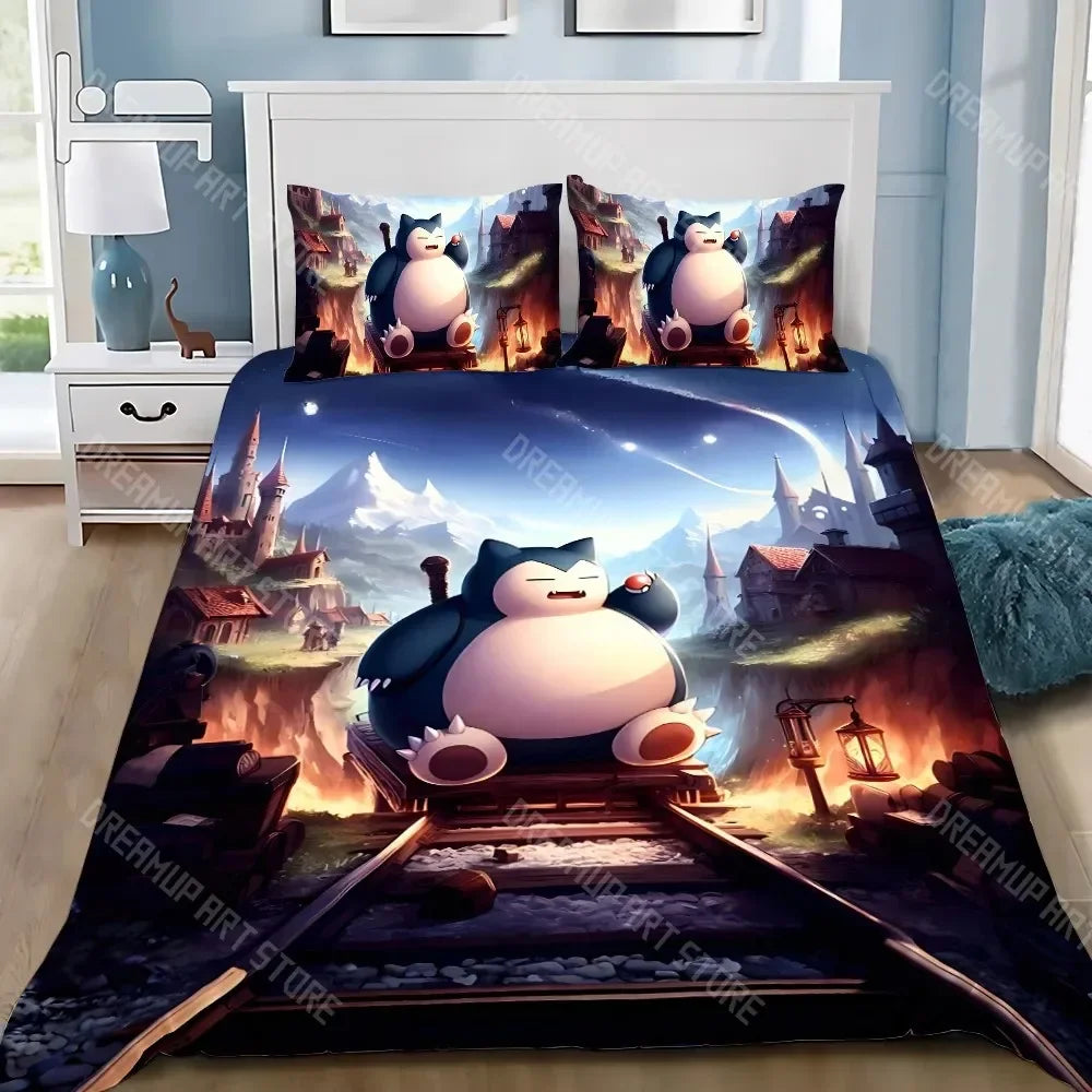Cartoon Bedding with Matching Pillowcase