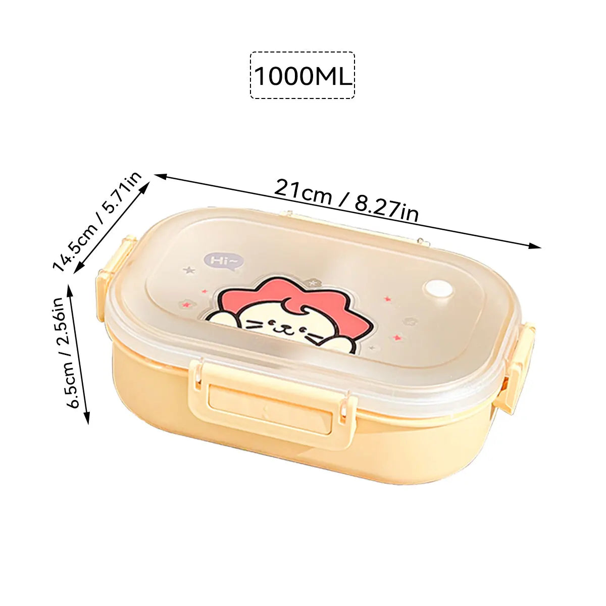 Compartment Lunch Box – Portable Microwave-Safe Food Container