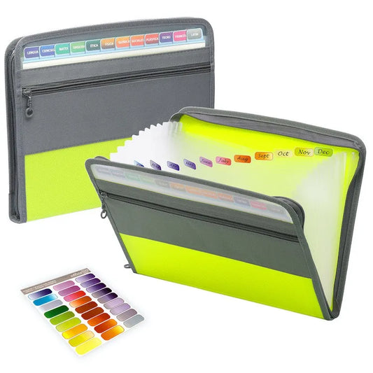 13-Pocket Zipper File Organizer