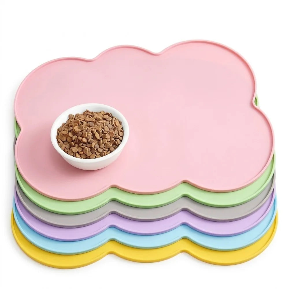 Waterproof Silicone Pet Feeding Mat for Cats & Dogs
