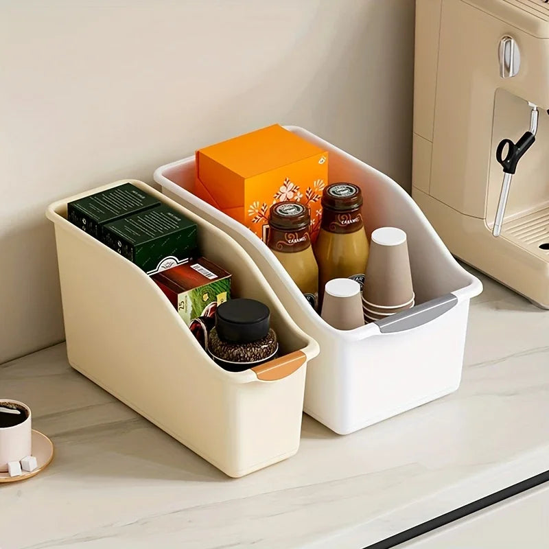 Curved Plastic Storage Bin Set