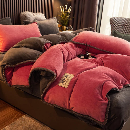 Plush Velvet Duvet Cover