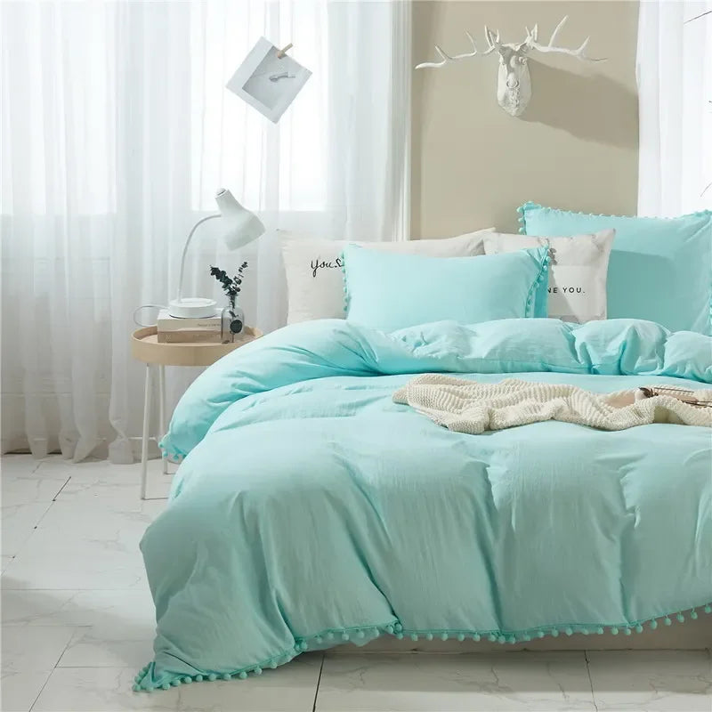 Soft Washed Duvet Cover Set