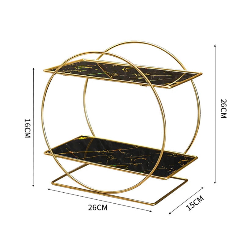 2-Tier Bathroom Countertop Cosmetic Organiser
