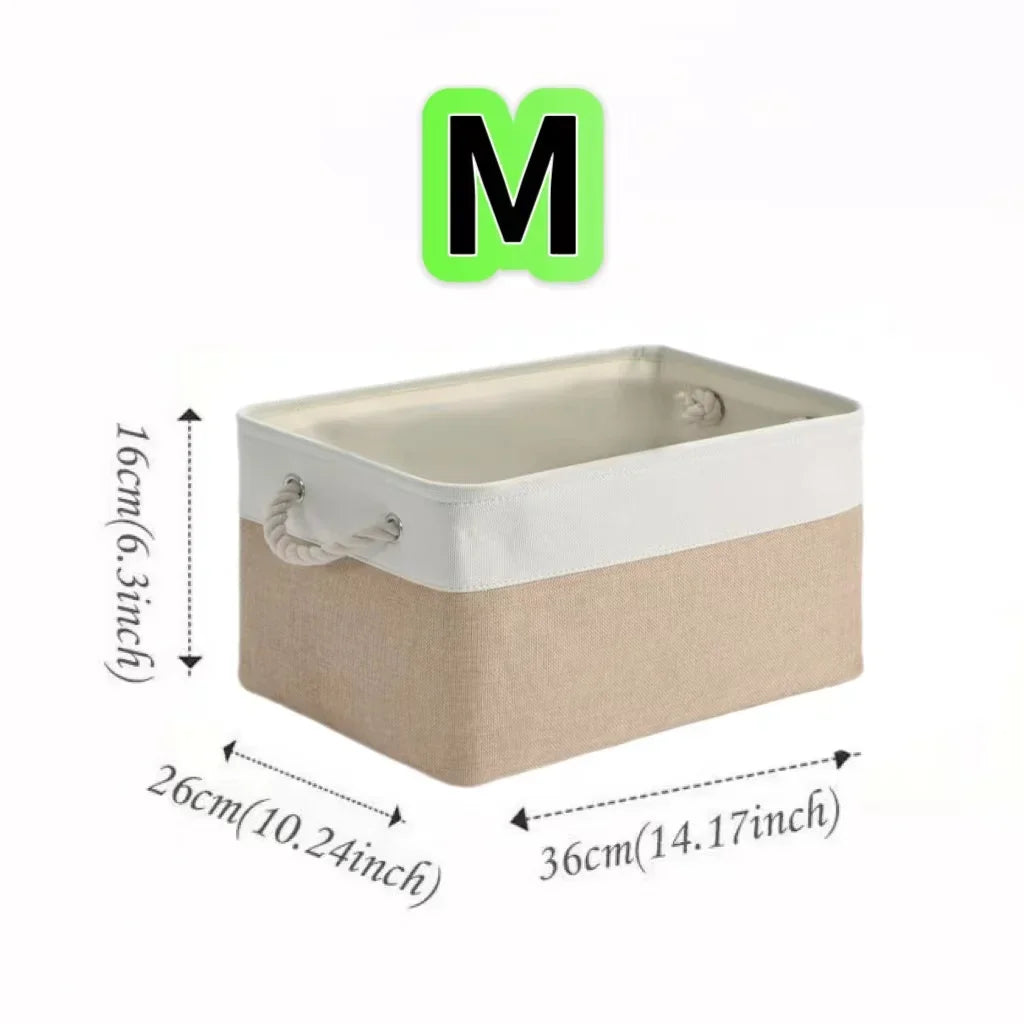 Foldable Linen Laundry Basket