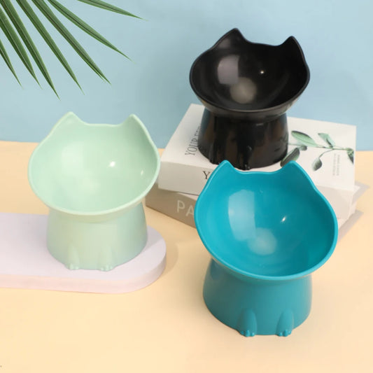 Elevated Tilted Cat Bowl