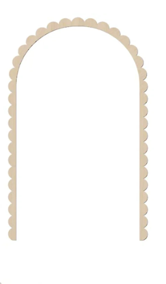 Modern Wooden Arch Wall Panel DIY Décor