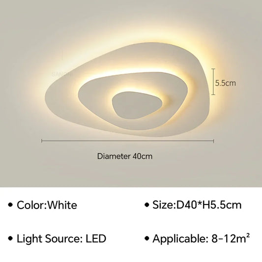 Modern LED Flush Mount Ceiling Chandelier