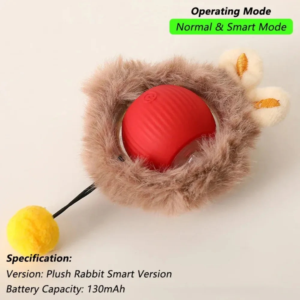 Interactive Rolling Cat Ball Toy