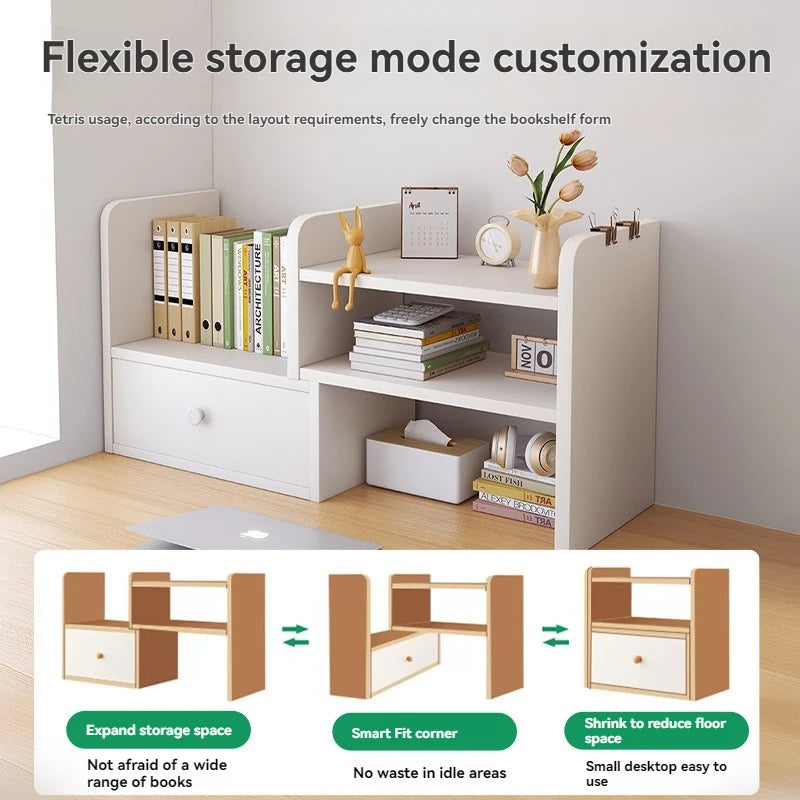 Expandable Desktop Bookshelf