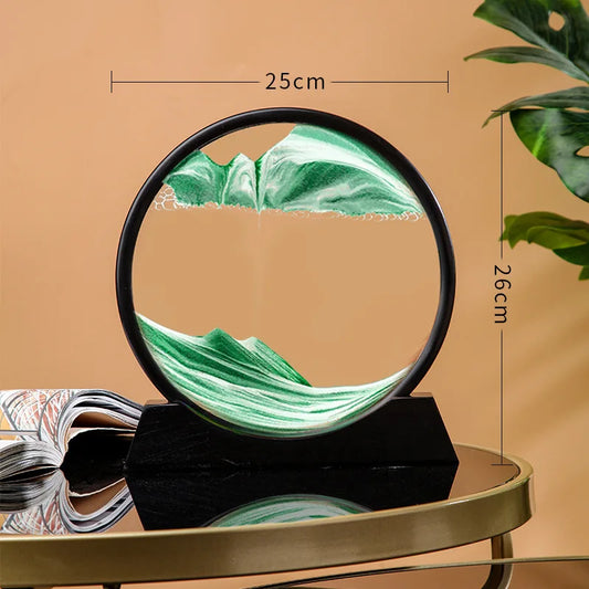 3D Moving Sand Art Picture Quicksand Glass Decor