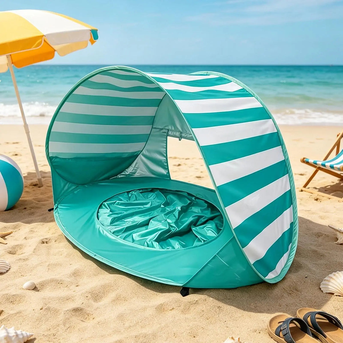 Foldable Pop-Up Sun Shelter