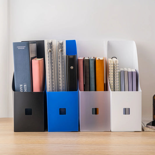 Plastic Book Organizer Storage Rack