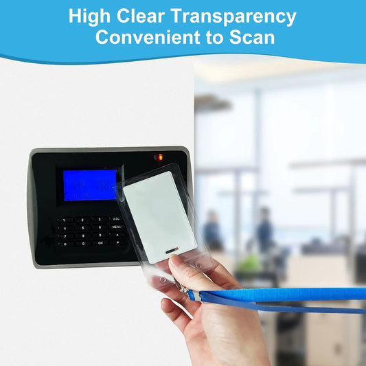 Waterproof Vertical ID Card Holder