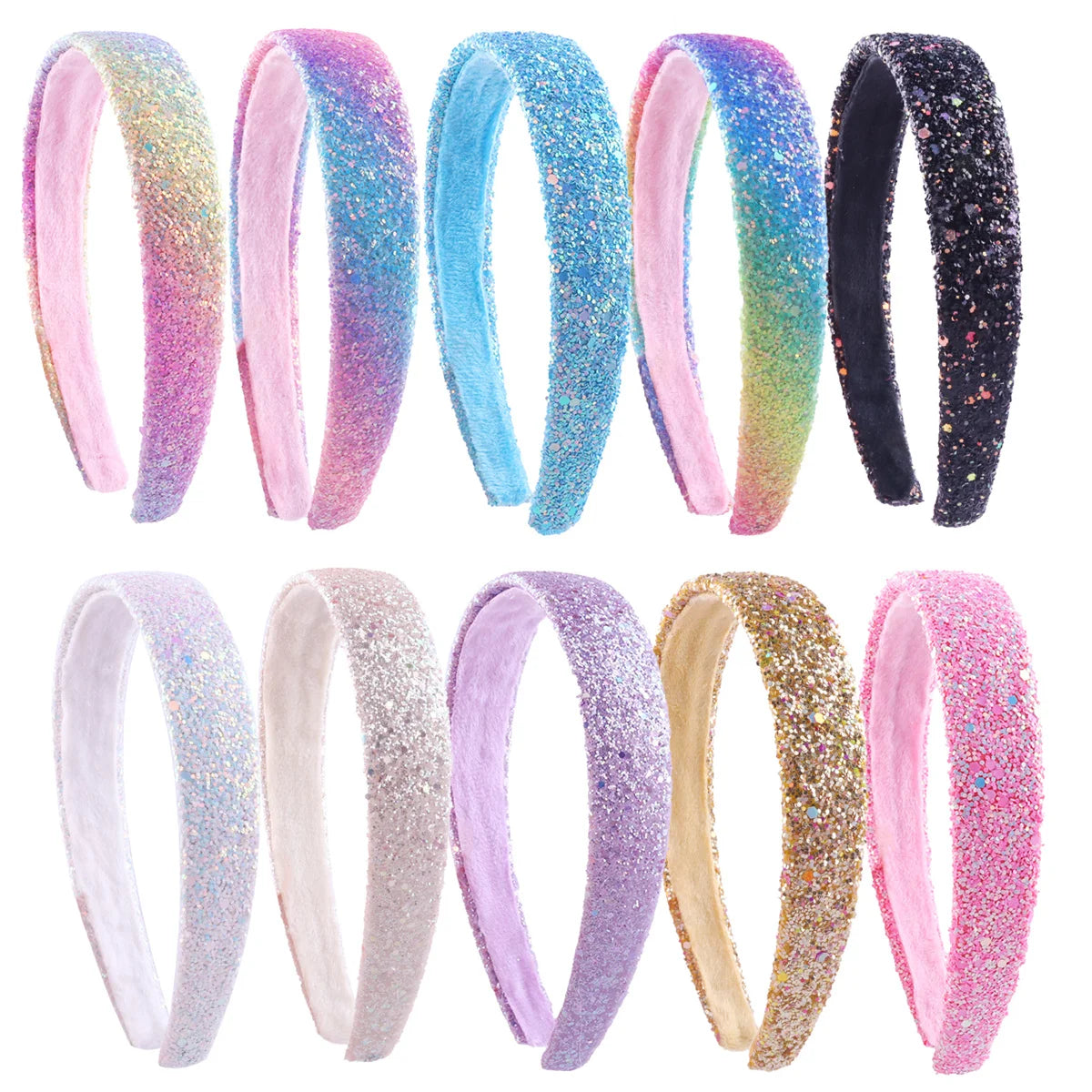 Princess Glitter Wide Headband