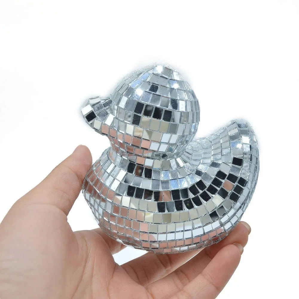 Disco Mirror Duck Decorative Ornament
