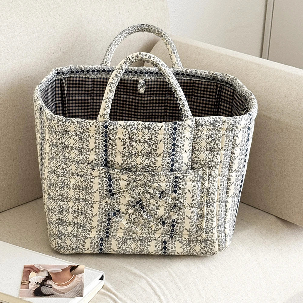 Floral Foldable Storage Basket