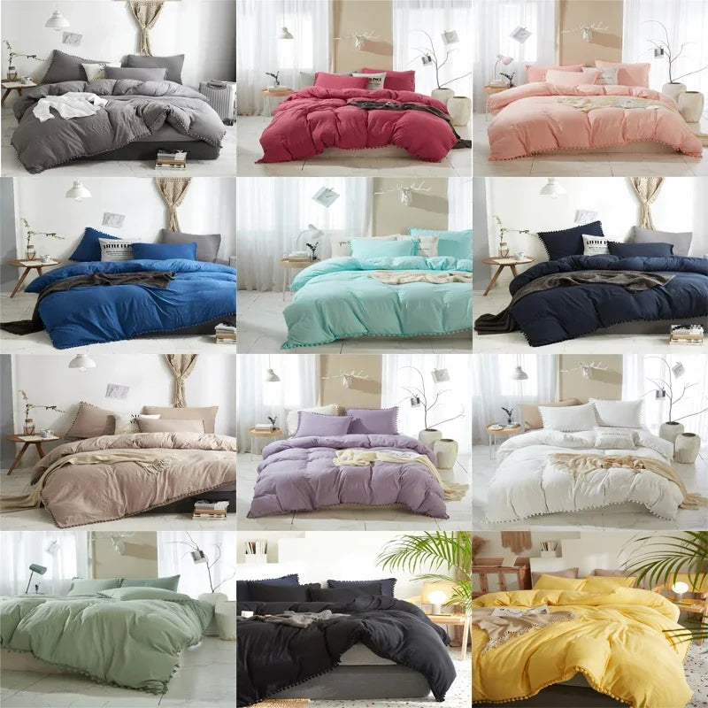 Soft Washed Duvet Cover Set