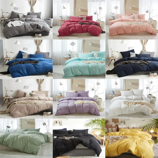 Soft Washed Duvet Cover Set