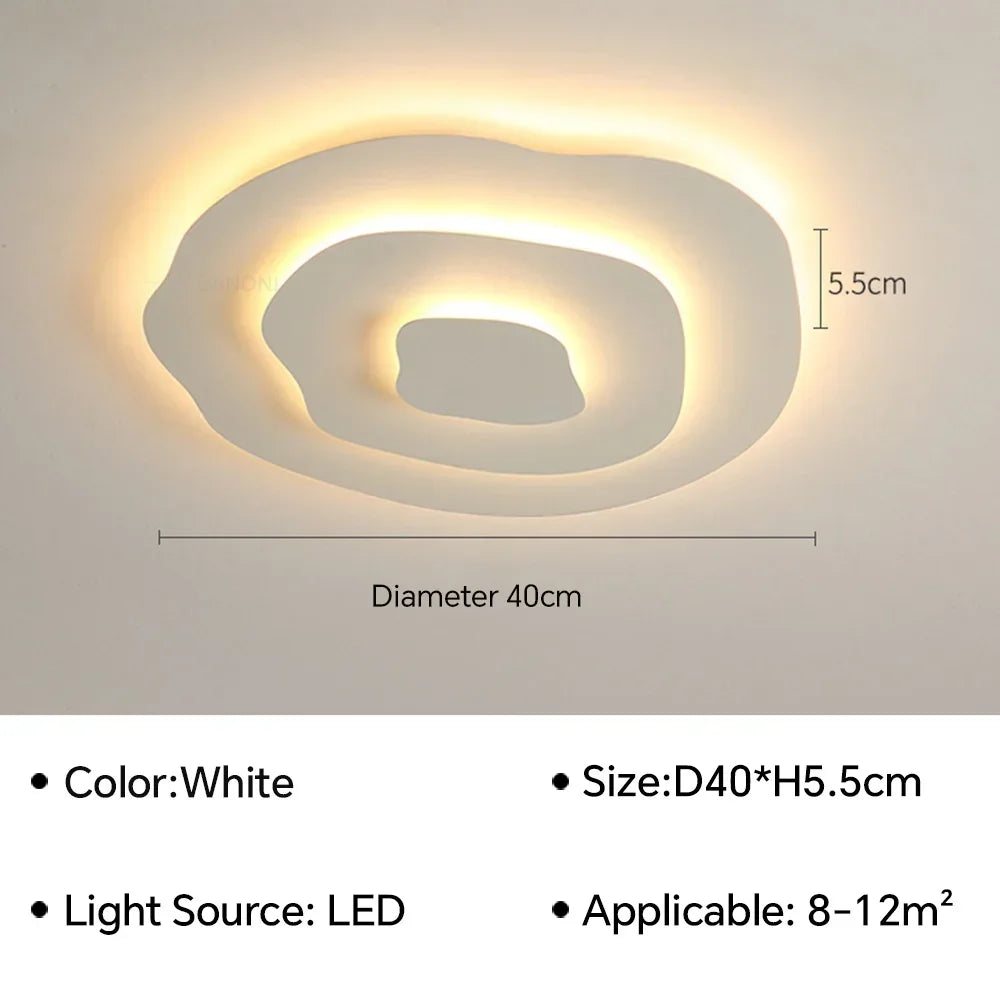 Modern LED Flush Mount Ceiling Chandelier