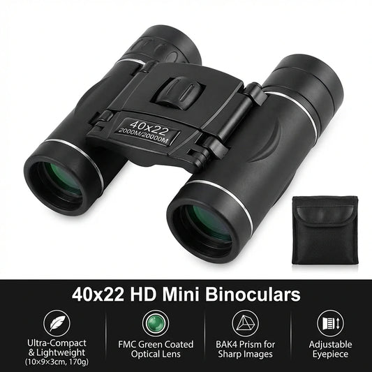 40x22 HD Folding Binoculars