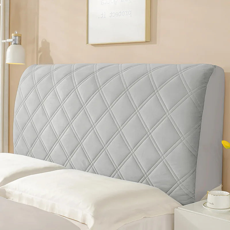 Soft Velvet Headboard Cover