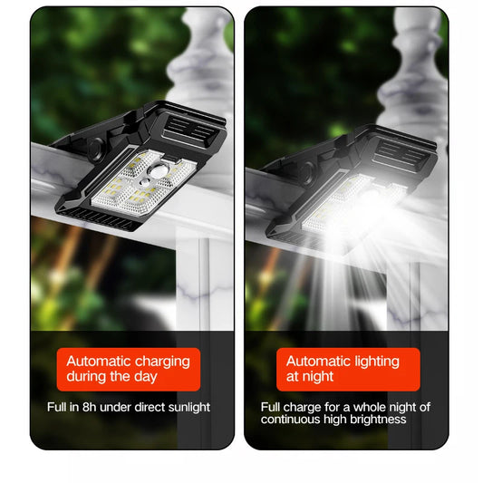 Solar Motion Sensor Clip Light