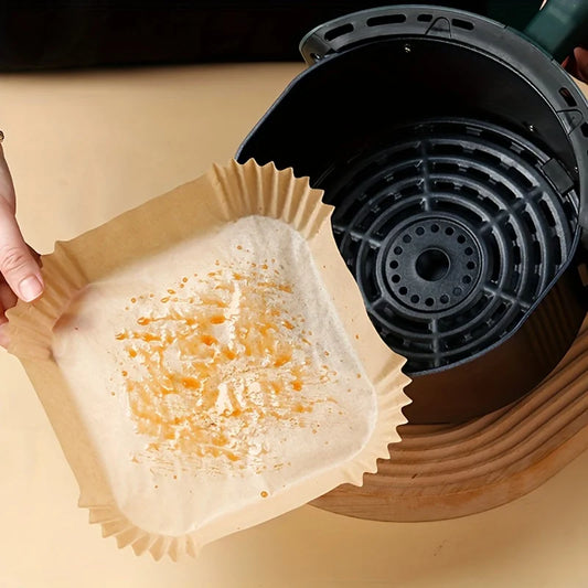 50PCS Non-Stick Air Fryer Paper Liners