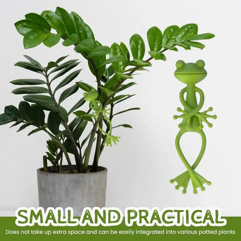 Cute Frog Plant Support Clips