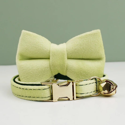Personalized Velvet Cat Collar