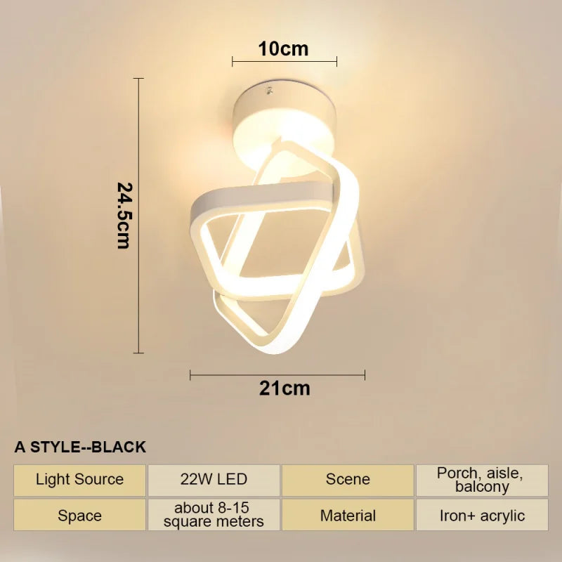 Surface Mount Light for Living Room & Hallway