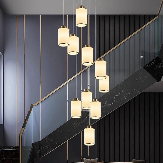 Luxury Staircase & Dining Room Ceiling Light
