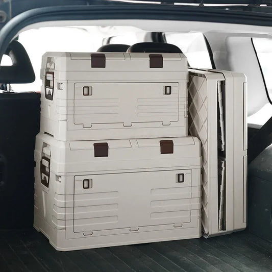 Foldable Outdoor Camping Storage Box with Lid