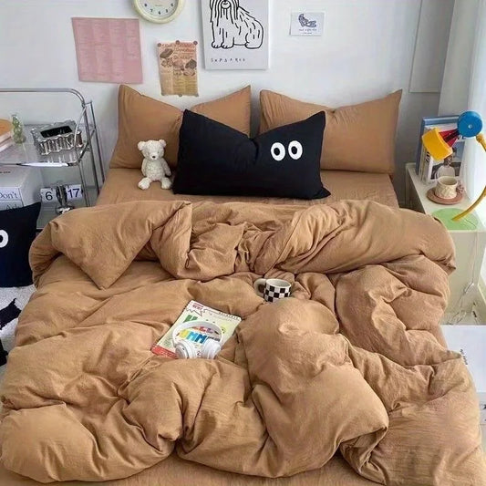 Cute Duvet Cover Set with Bed Sheet & Pillowcases