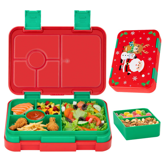 Kids Bento Lunch Box – Microwave Safe Leak-Proof Food Container for School, Travel & Snacks