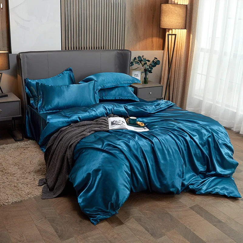 Luxury Jacquard Microfiber Duvet Cover Set