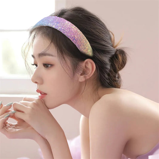 Princess Glitter Wide Headband
