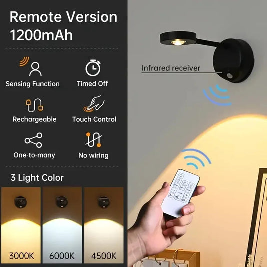Rechargeable Motion Sensor LED Wall Light