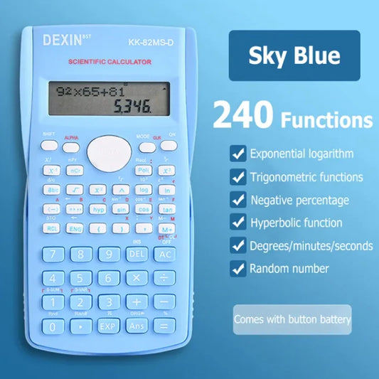 Scientific Calculator 12-Digit Dual Line Display