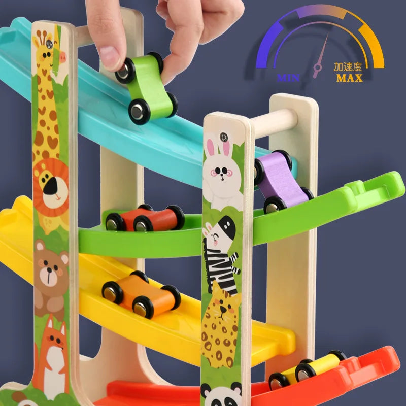 Wooden Car Ramp Racer