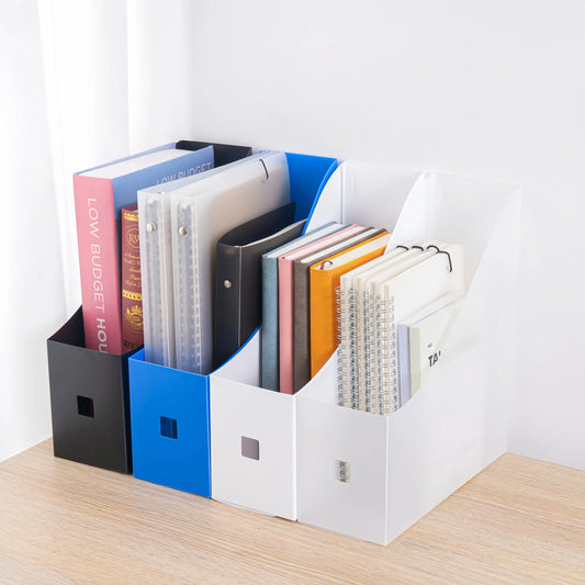 Plastic Book Organizer Storage Rack