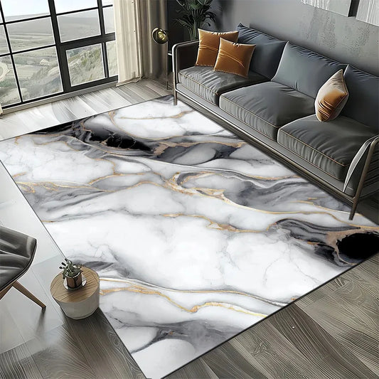 Marble Non-Slip Area Rug