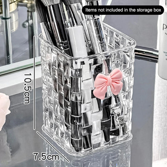 Desktop Pen Holder with Storage Basket