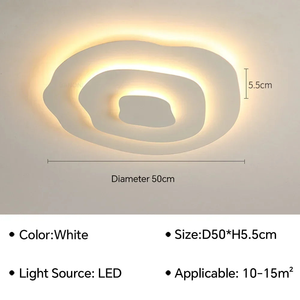 Modern LED Flush Mount Ceiling Chandelier