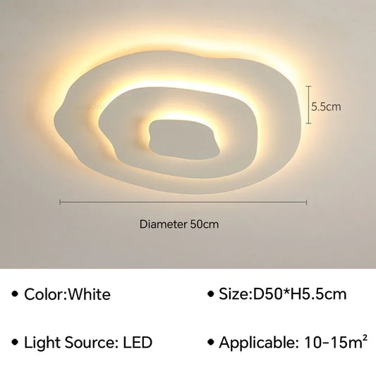 Modern LED Flush Mount Ceiling Chandelier